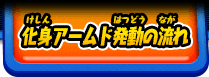 化身アームド発動の流れ