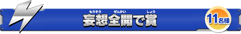 妄想全開で賞 11名様