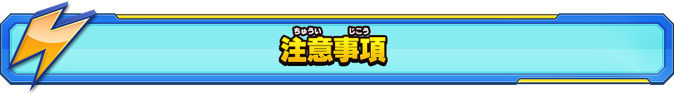 注意事項