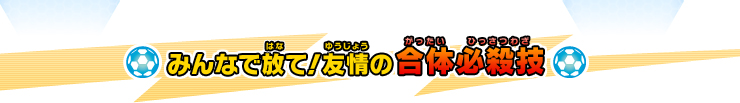 みんなで放て！友情の合体必殺技